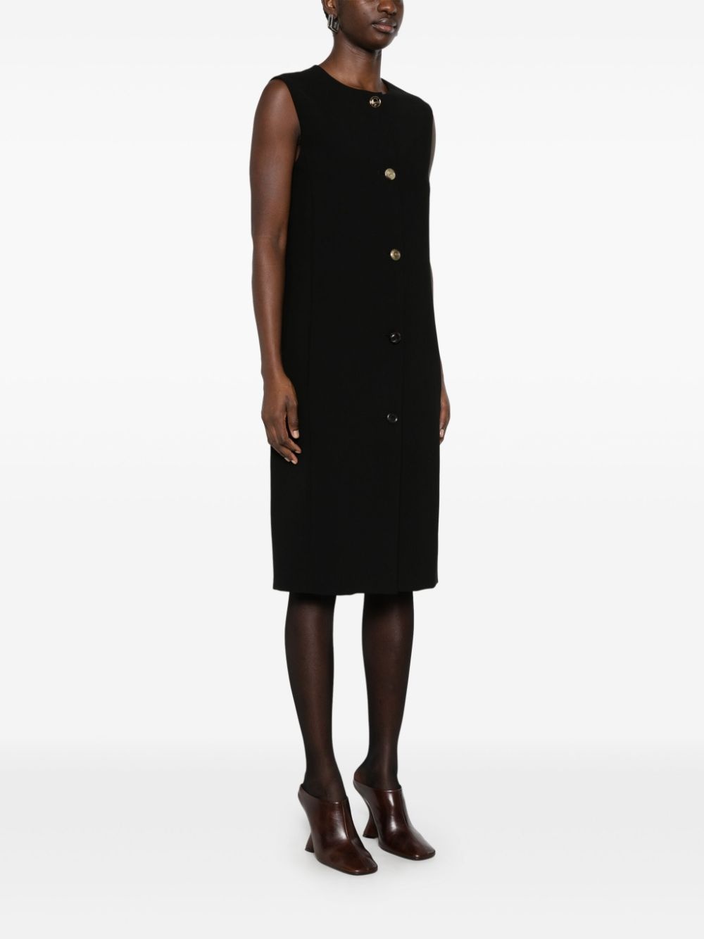 crepe midi dress - 3