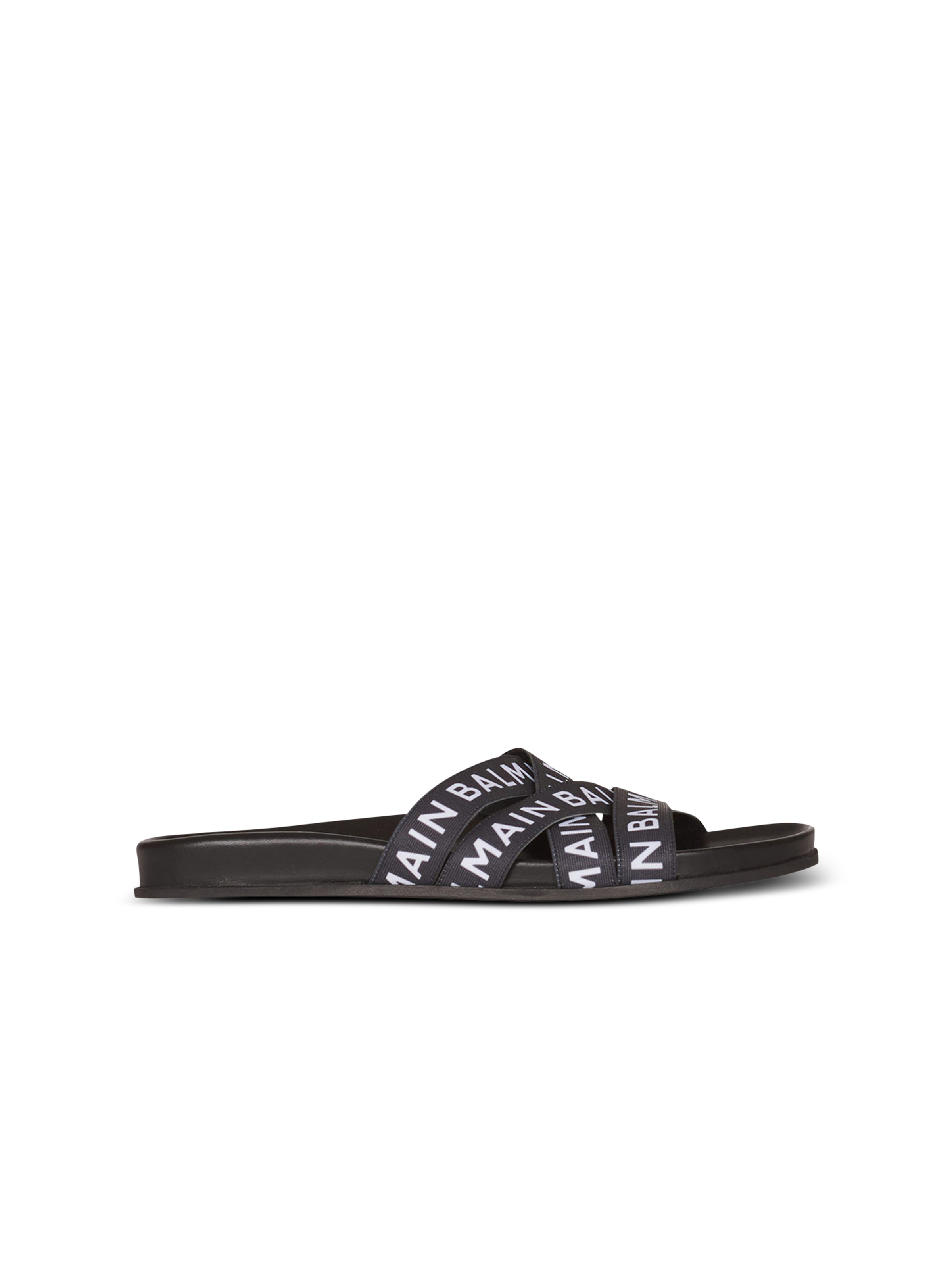 Union flip flops with Balmain logo print - 1