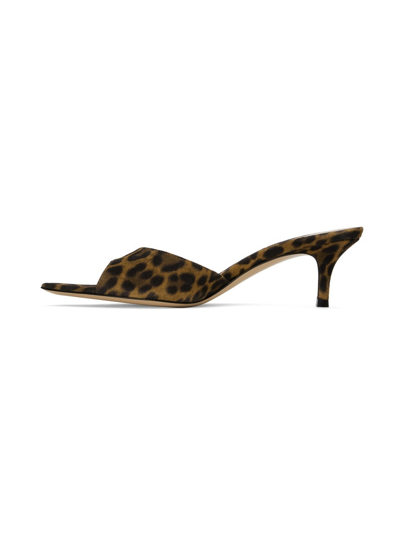 SSENSE Exclusive Brown Elle 55 Mules 3