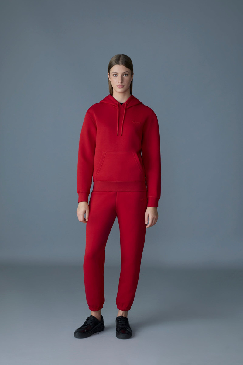 MACKAGE KRYSTIANA Double-face Jersey hoodie outlook