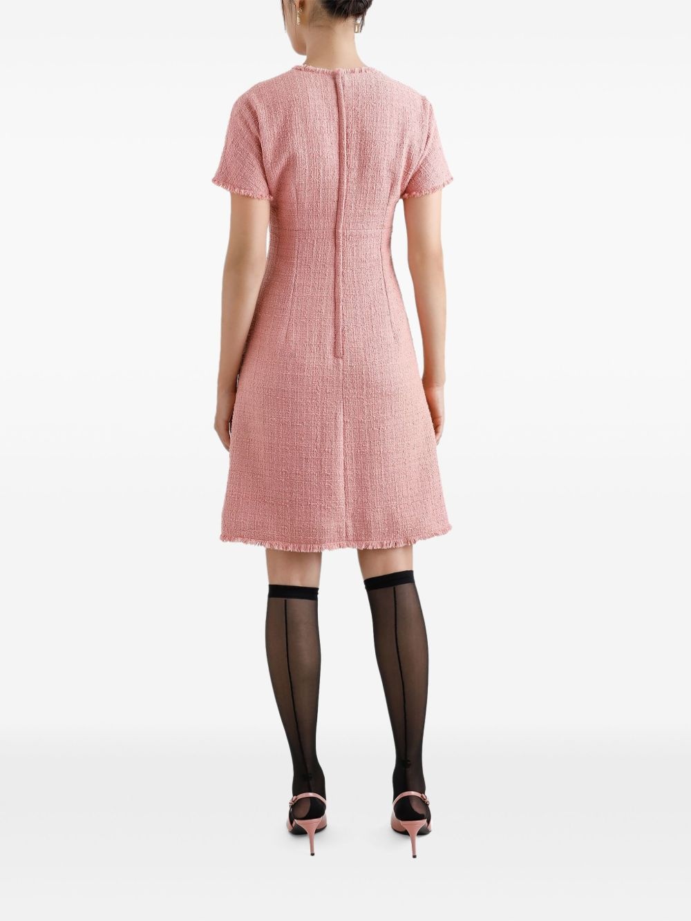 tweed mini dress - 2