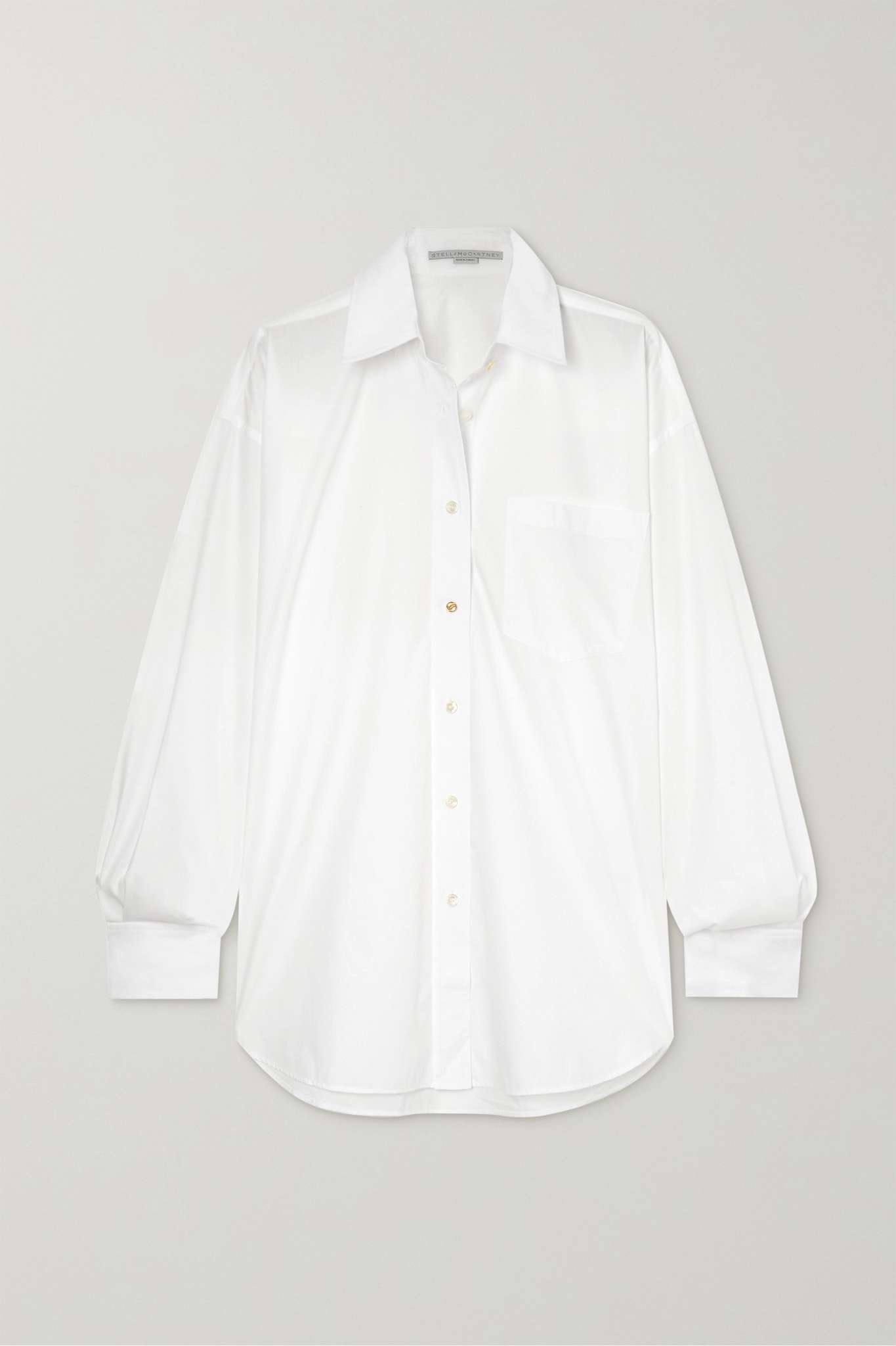 + NET SUSTAIN organic cotton-poplin shirt - 1