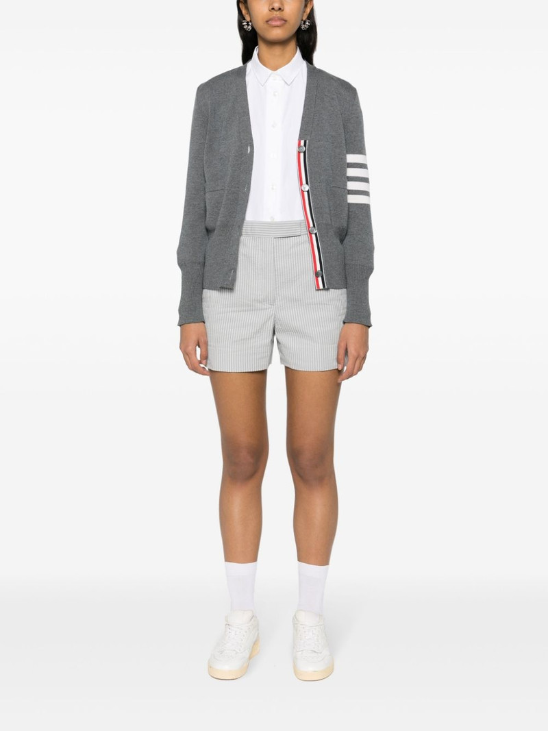 Thom Browne striped seersucker shorts outlook