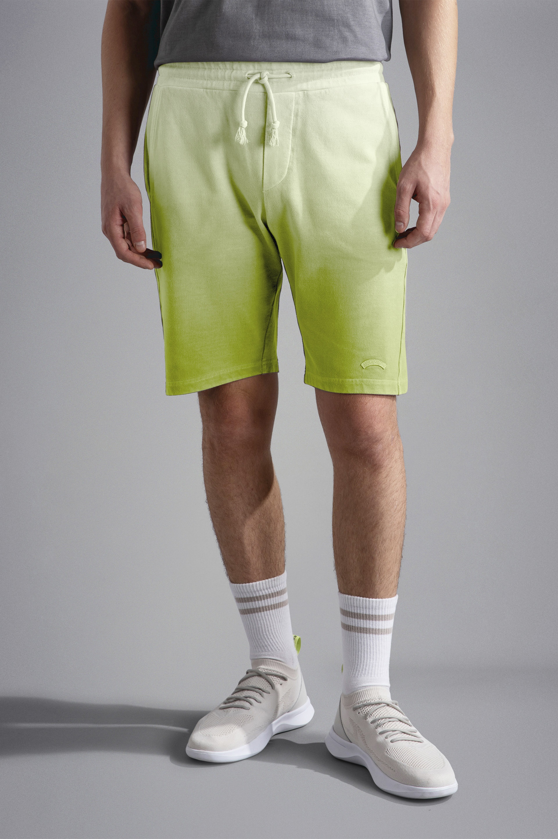 GARMENT DYED COTTON BERMUDA SHORTS - 6