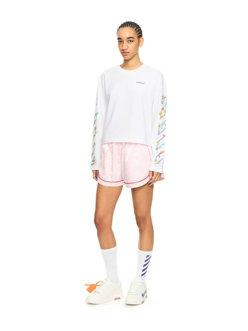 Diag Glowing Flower L/S Tee - 1