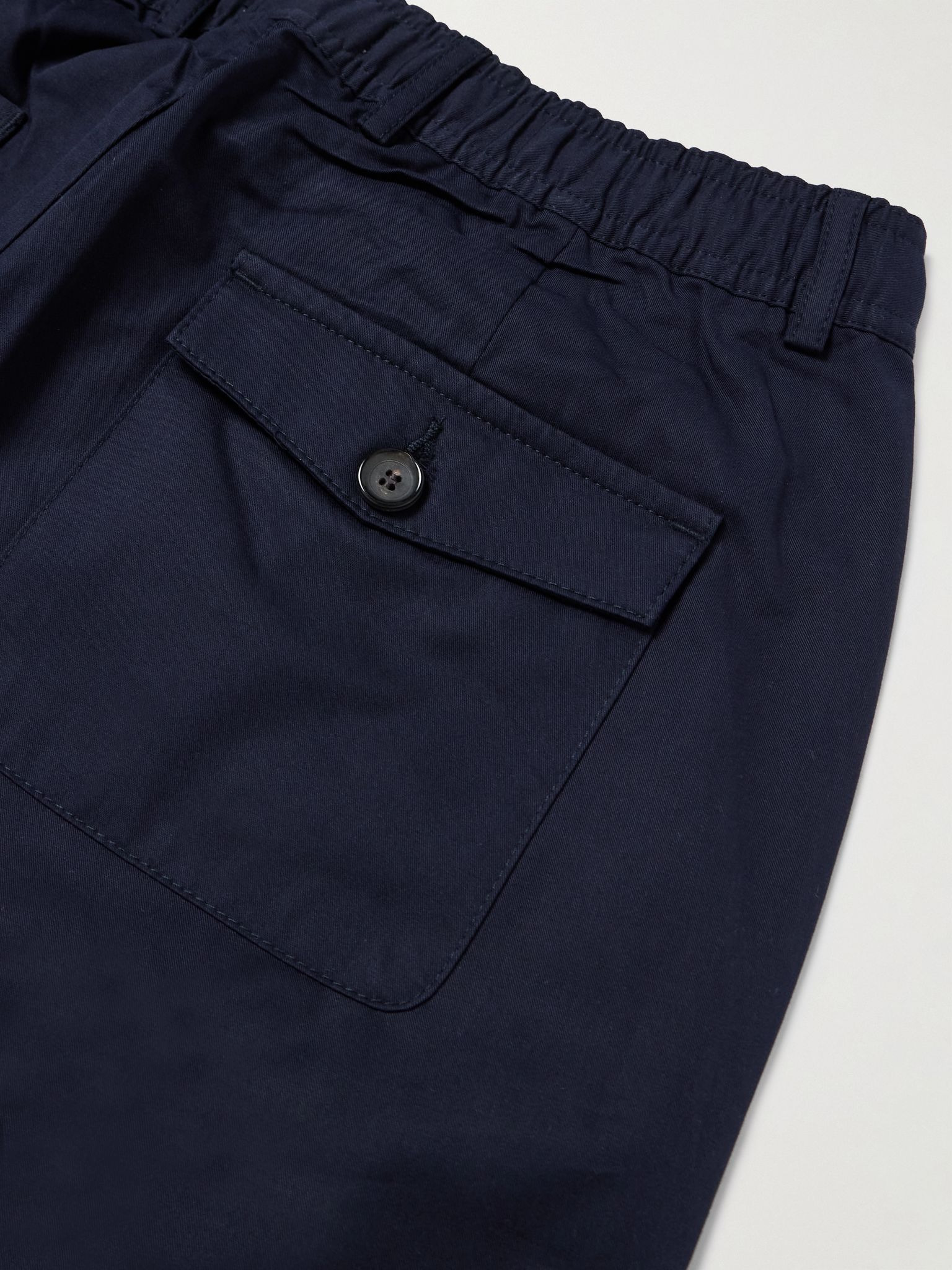 Ashdown Straight-Leg Cotton-Twill Trousers Navy - 5