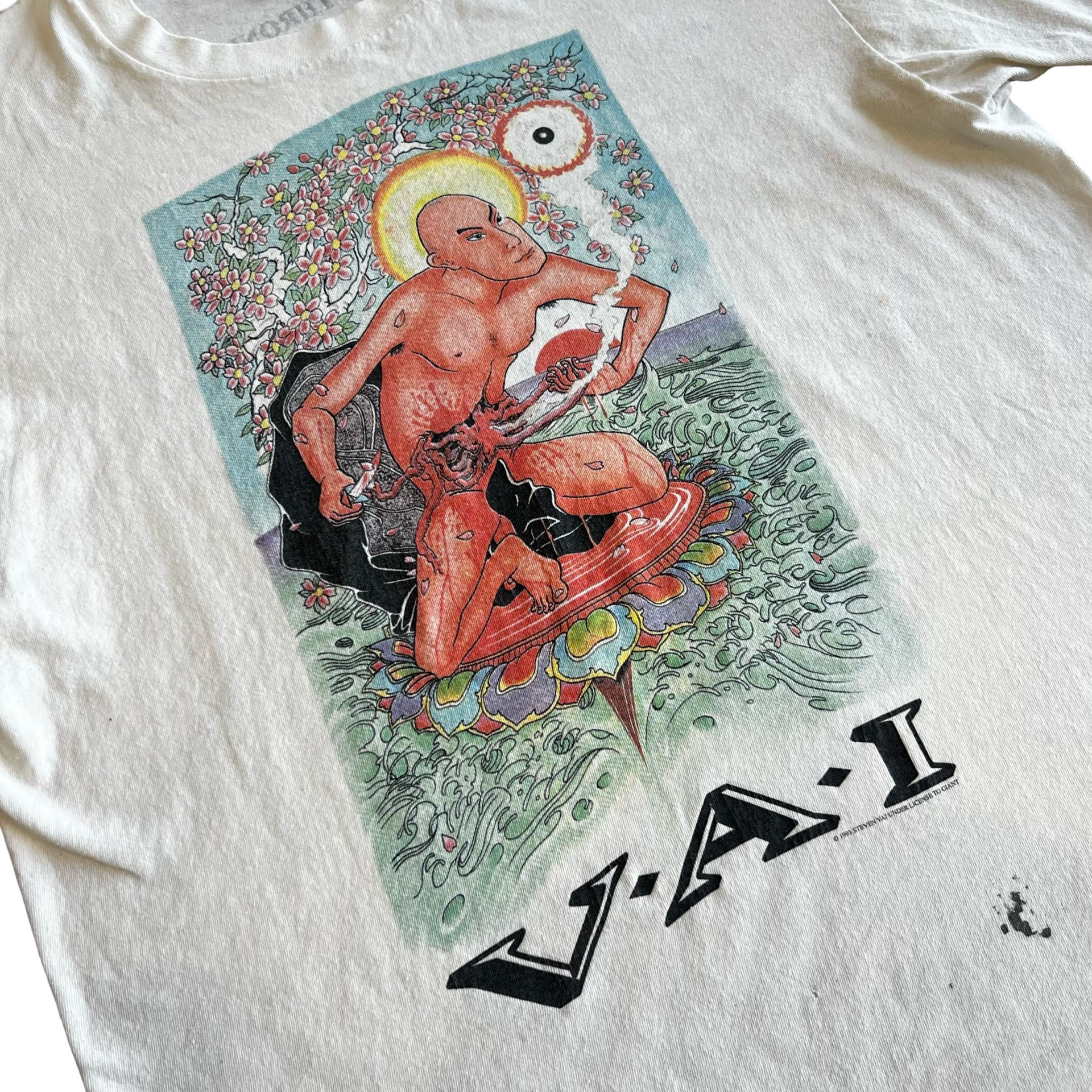 Final Blow - Vintage Steve Vai Seppuku Japan 1993 T-Shirt SZ XL - 2