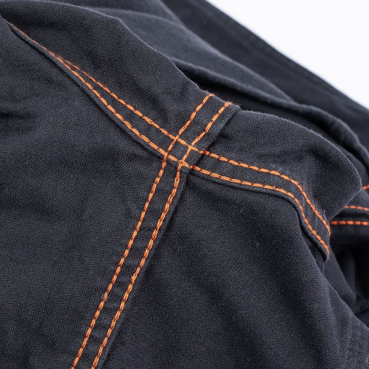 9oz Raised Whipcord Western Shirt - Black - 14