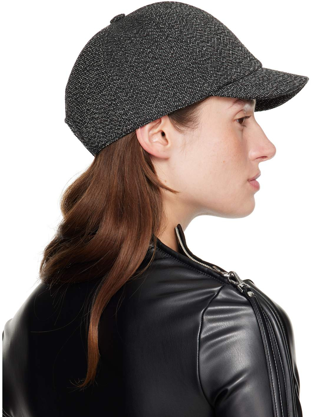 Gray Caviar Wool Cap - 3