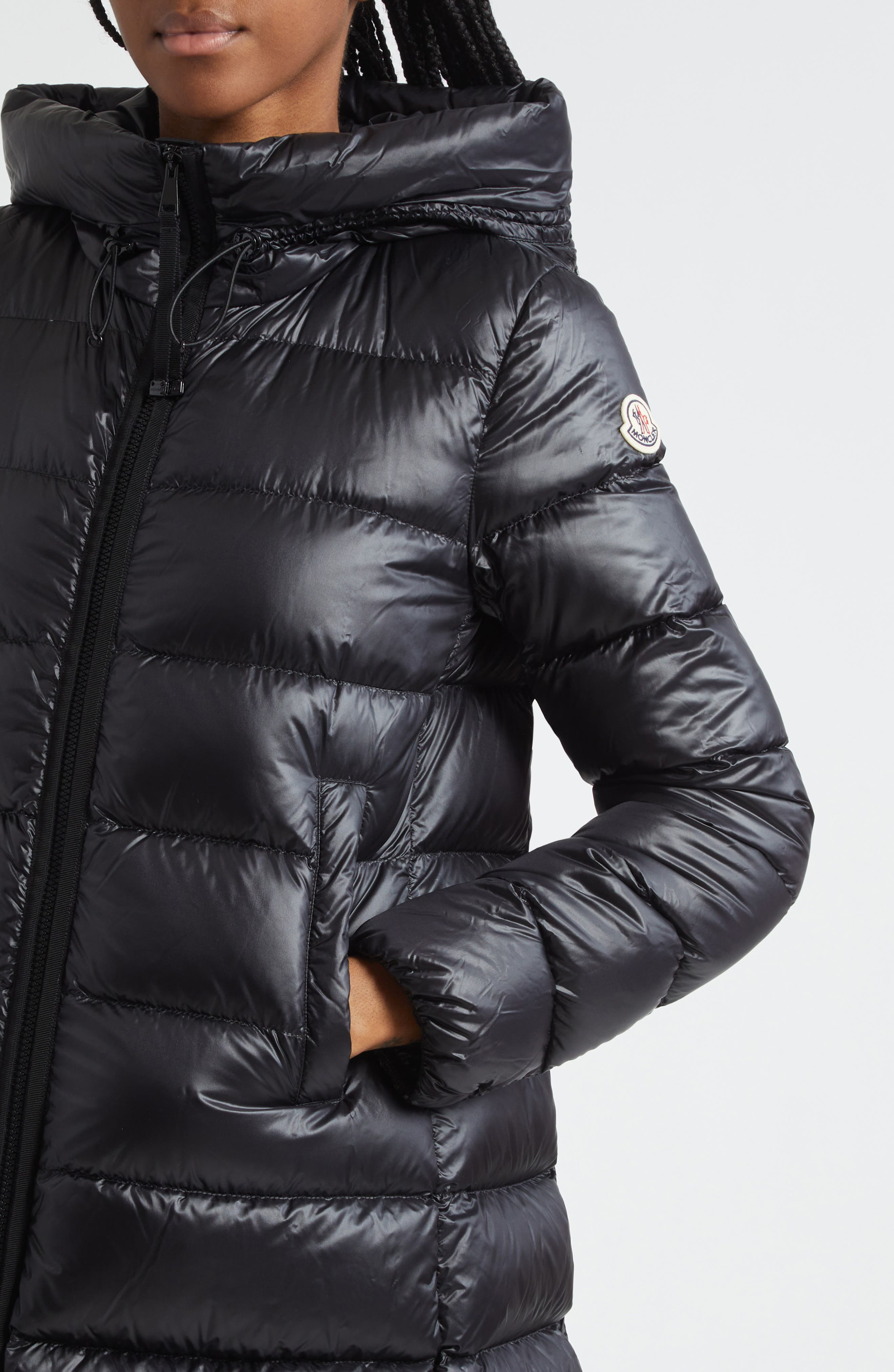 Moncler Suyenne Long Down Coat in Black at Nordstrom - 4