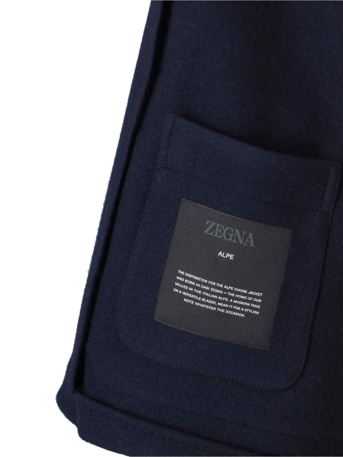WOOL AND CASHMERE BLEND SHIRT JACKET - 5