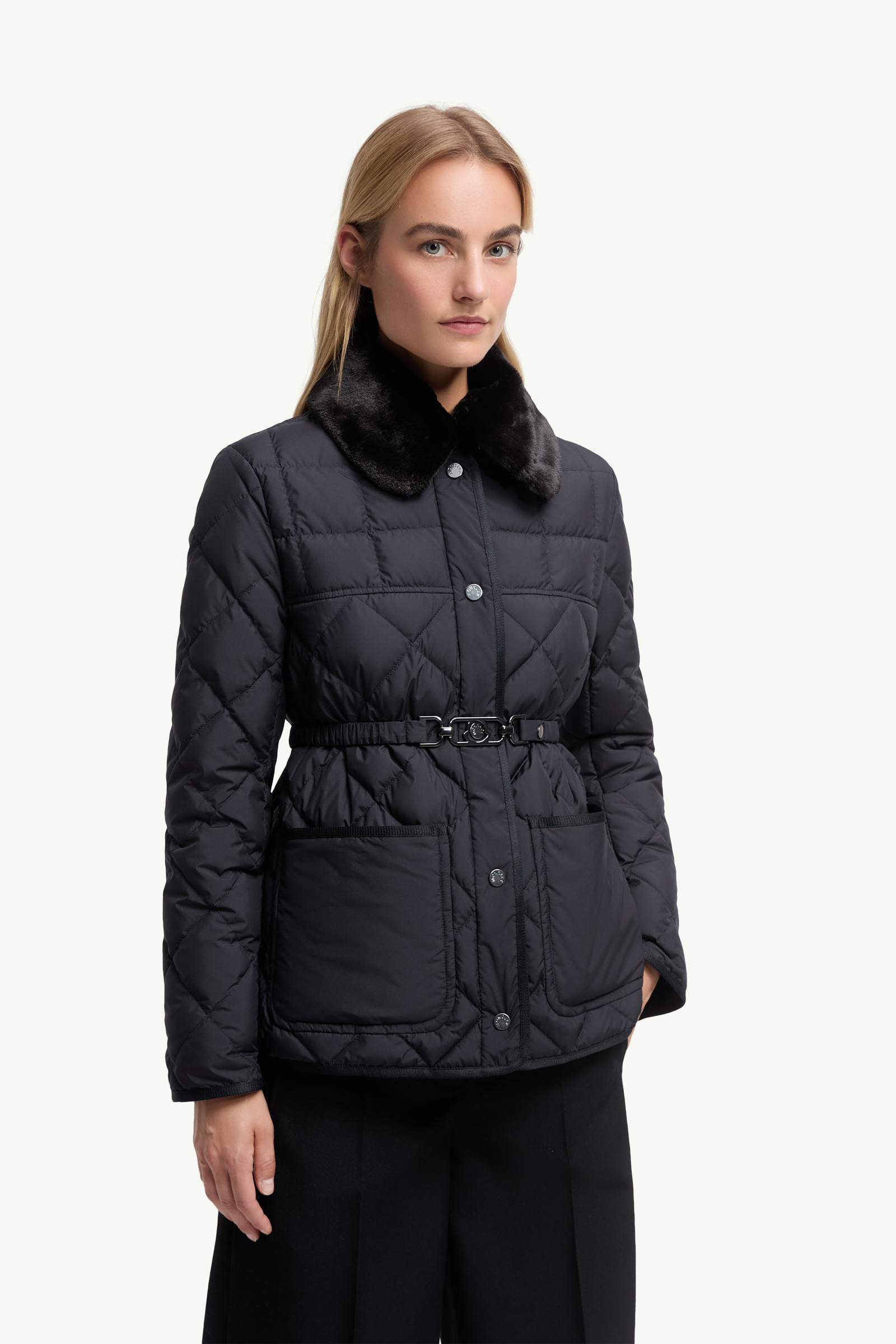 Cygne Faux Fur-Trimmed Short Down Jacket - 3