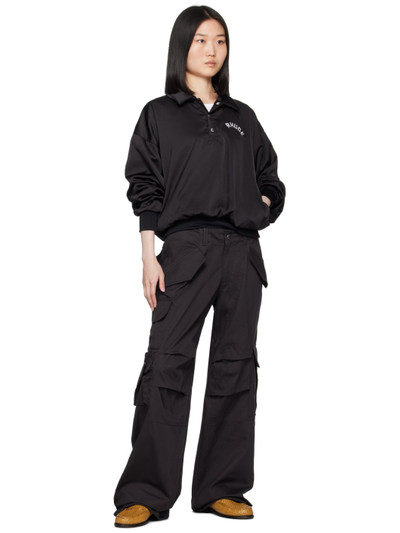 Rhude Black Ceremonia Cargo Pants outlook