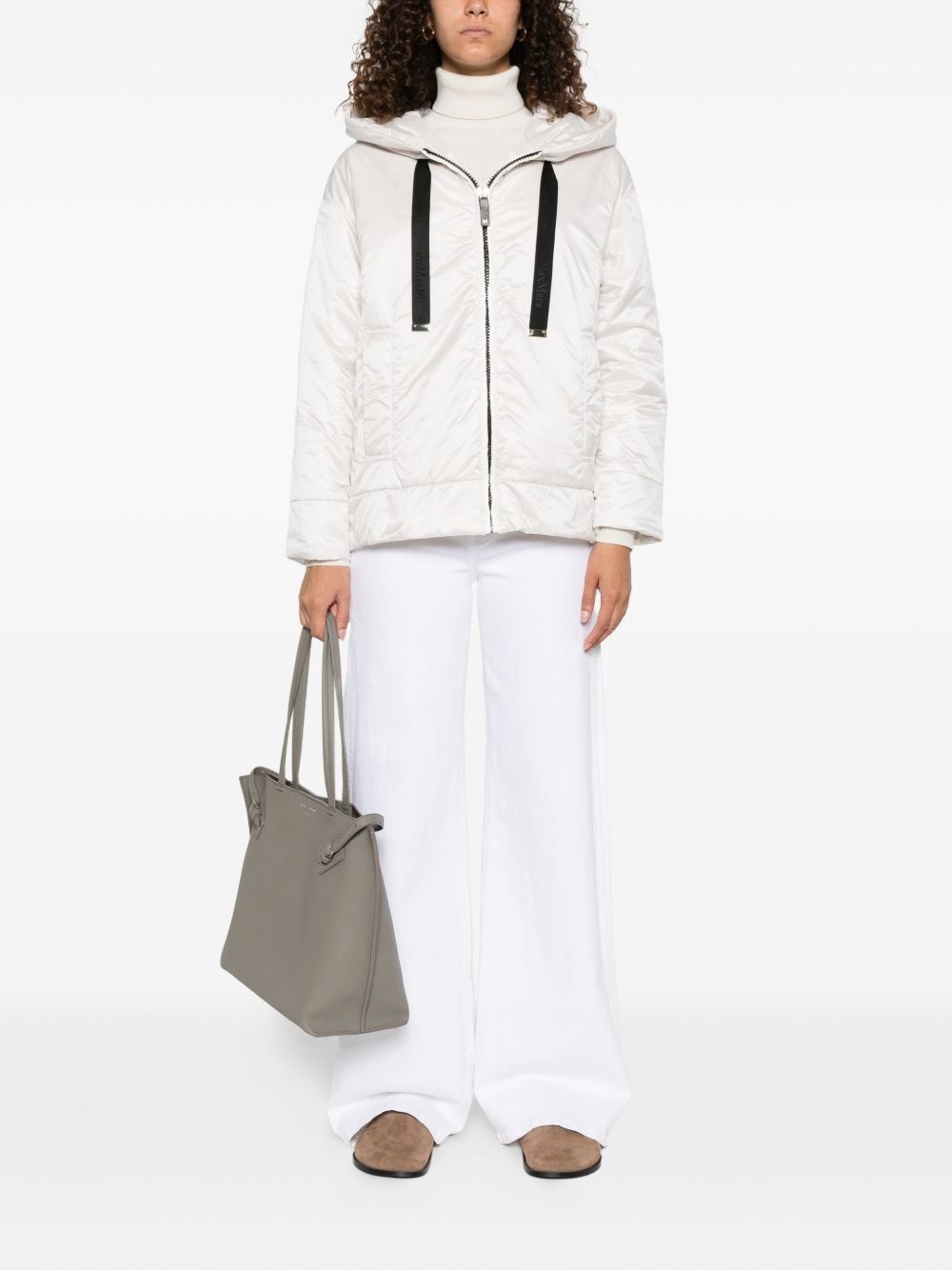 Greenh hooded padded jacket - 2