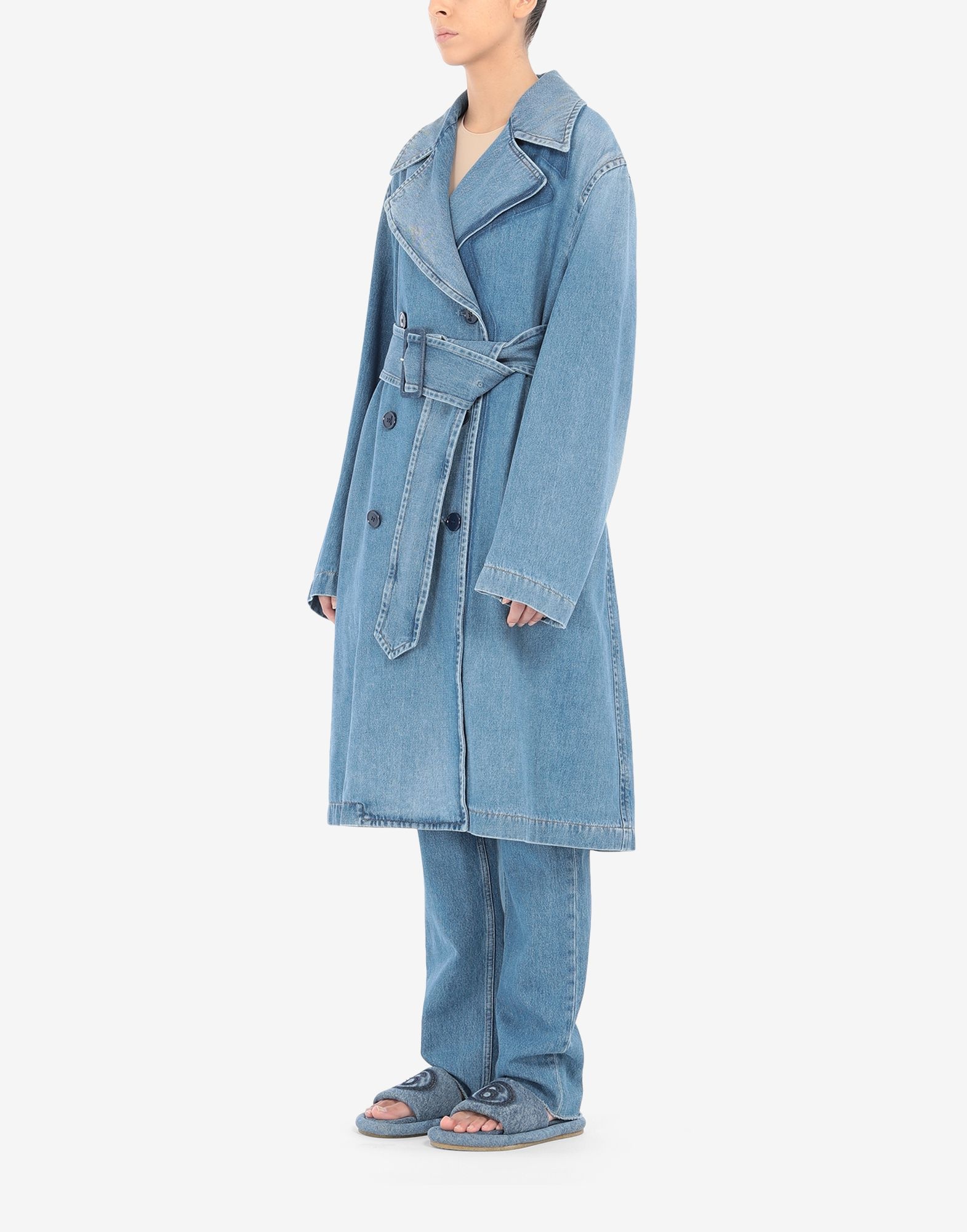 Shadow denim trench - 5