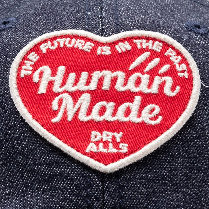 Human Made 6 PANEL DENIM CAP - INDIGO outlook
