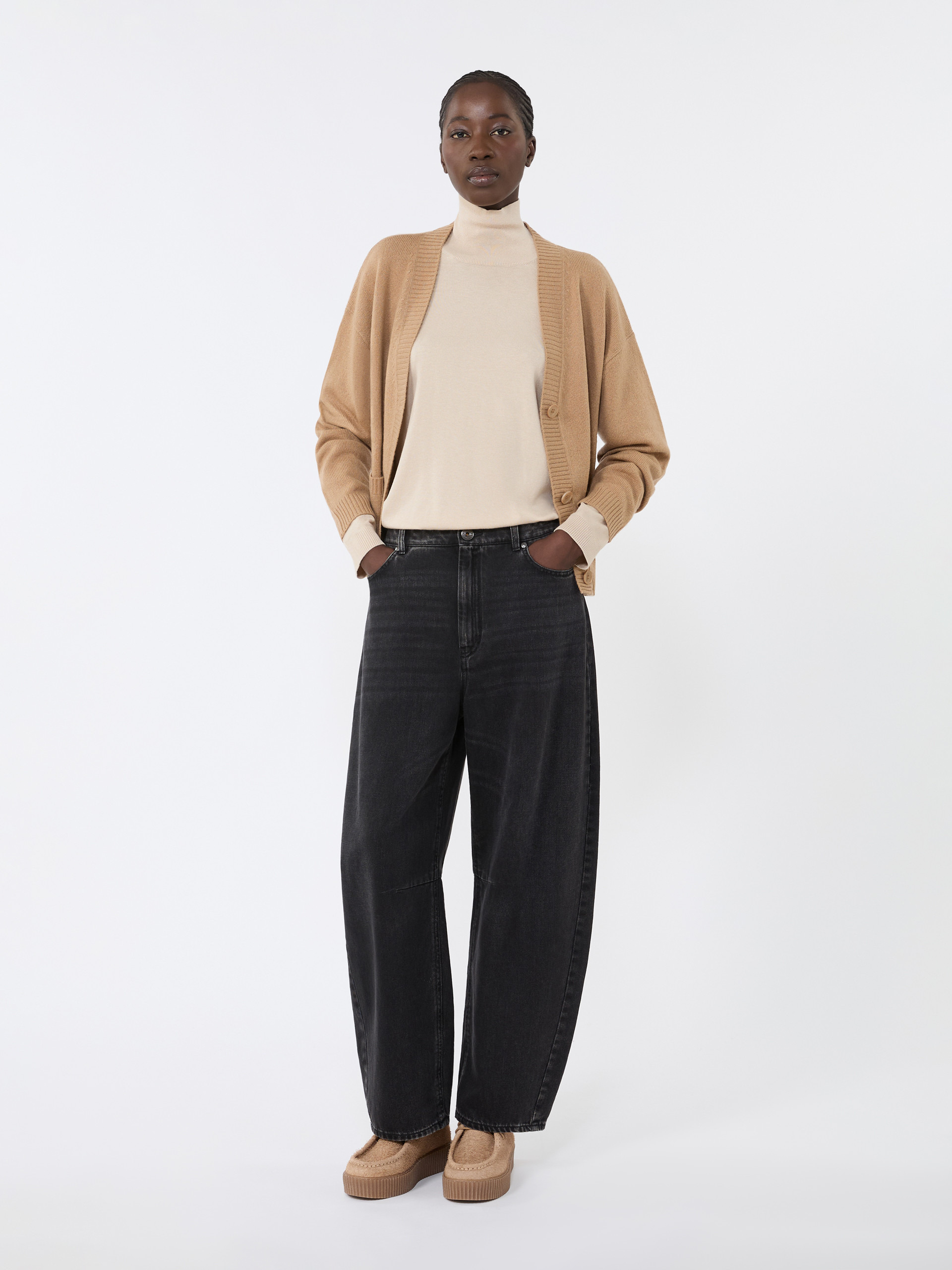 KIKU Wool and silk knit turtleneck - 2
