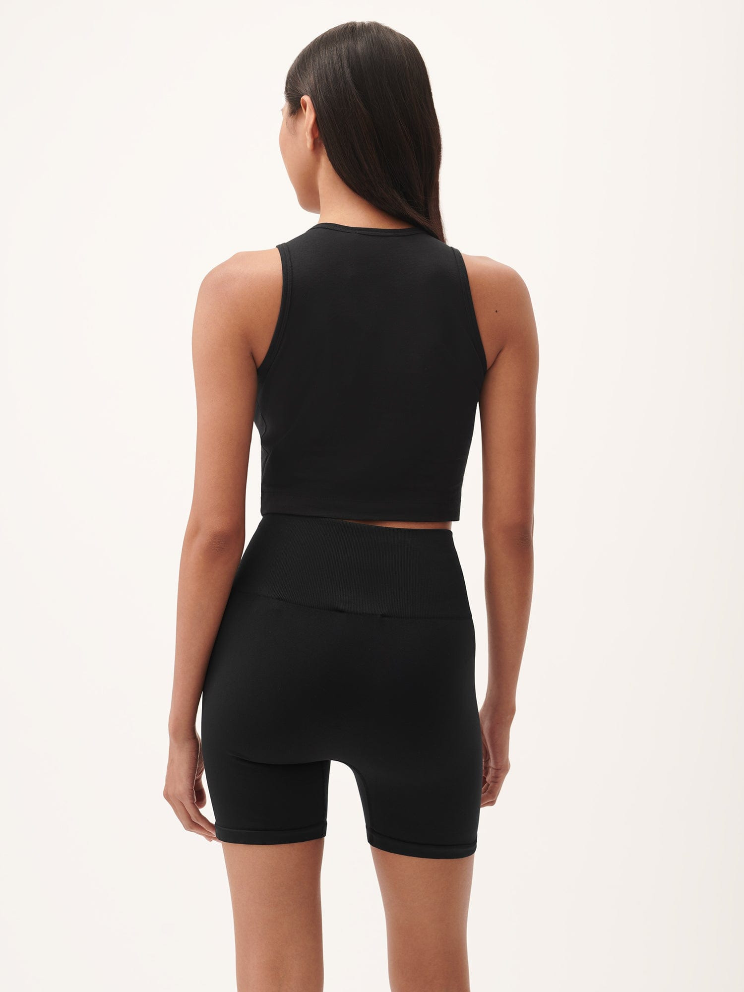 Womens 365 Cotton-Stretch Tank Top - Black - 3