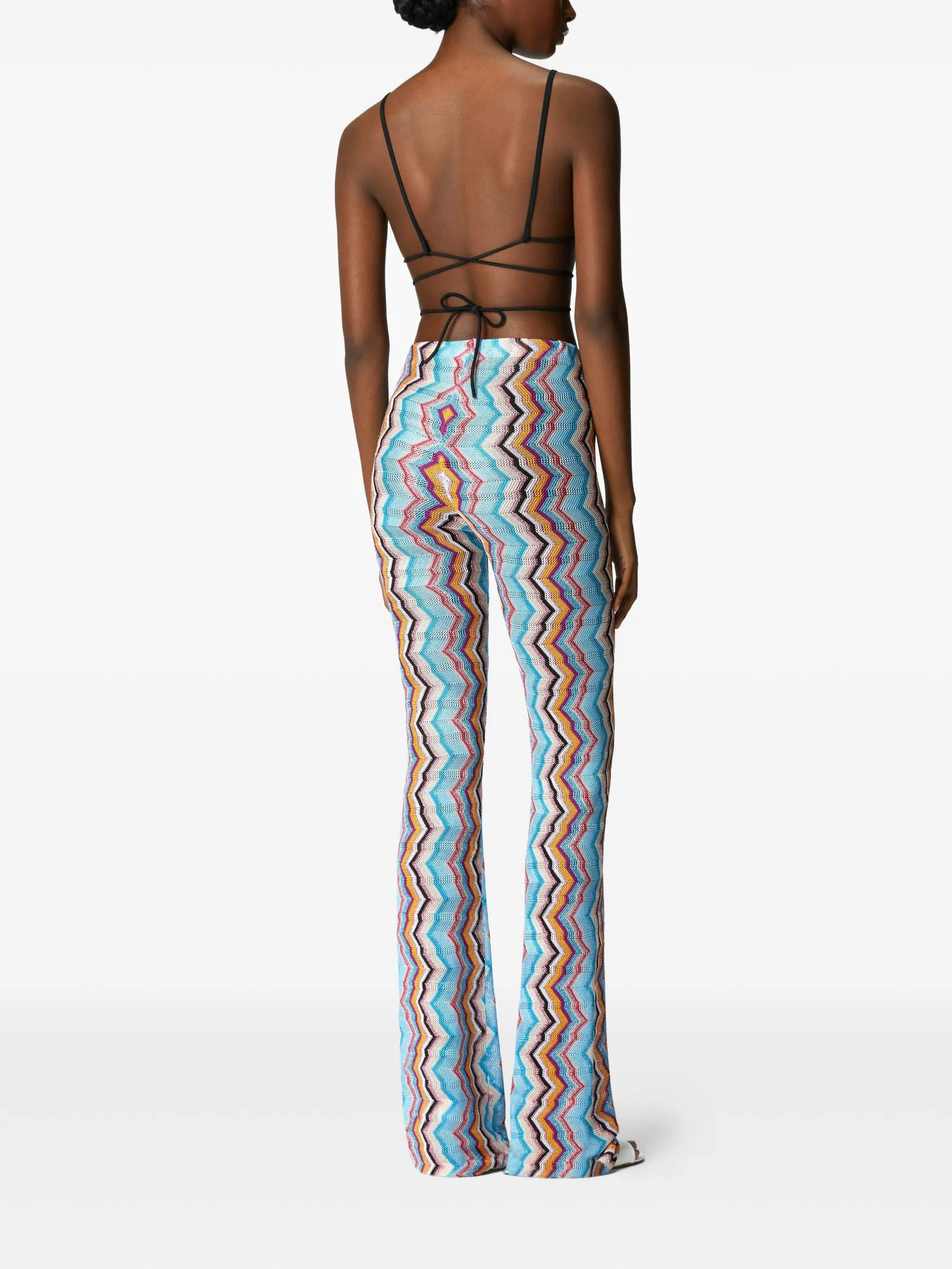 Zigzag-pattern trousers - 3