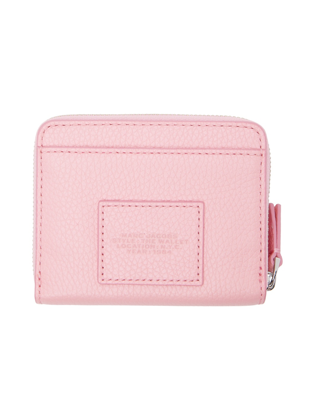 Pink 'The Leather Mini Compact' Wallet - 2