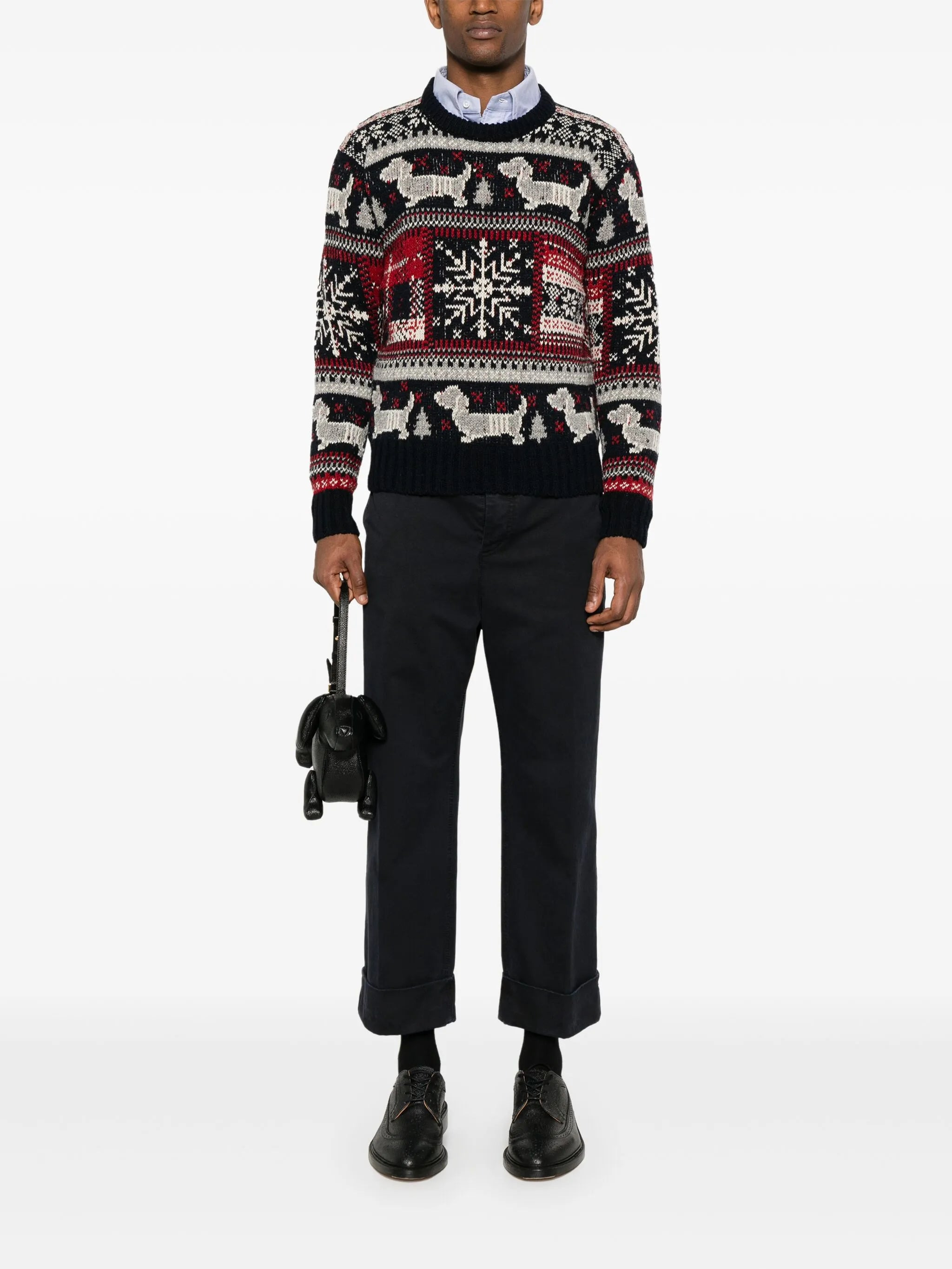 fair isle intarsia jumper - 2
