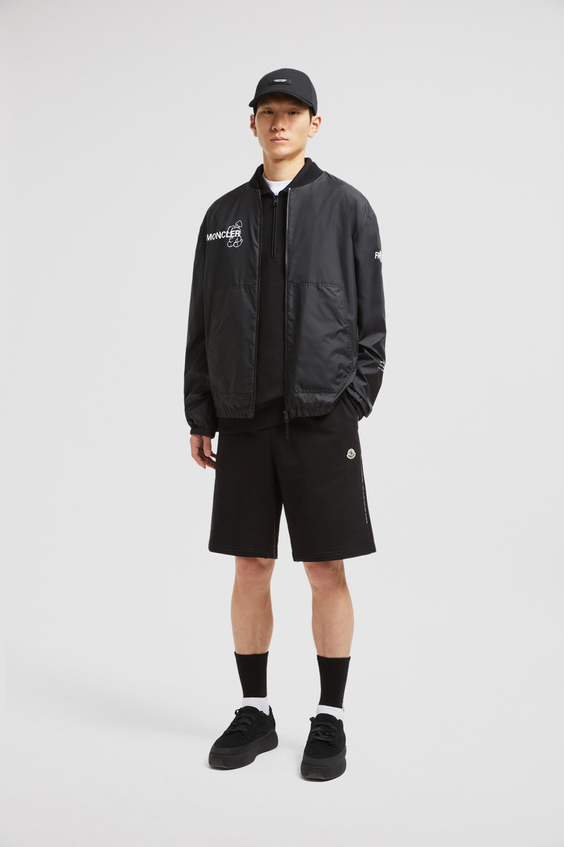 Moncler Moncler x FRGMT Embroidered Logo Cotton Shorts outlook