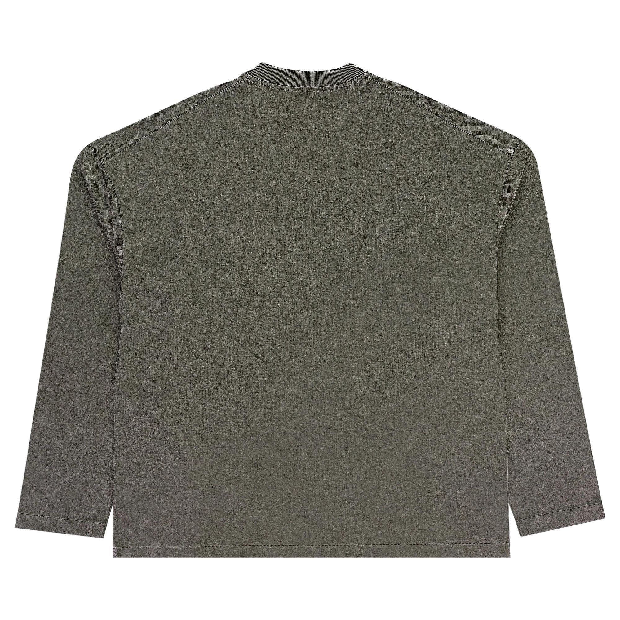 Jil Sander Long-Sleeve Logo T-Shirt 'Olive' - 2