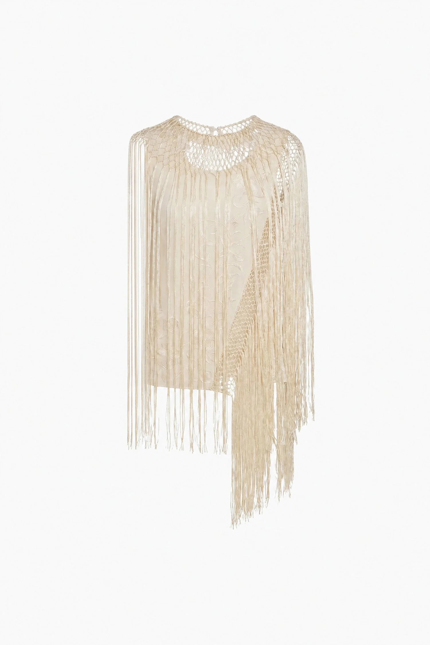 Willa Silk Fringe Top - 1