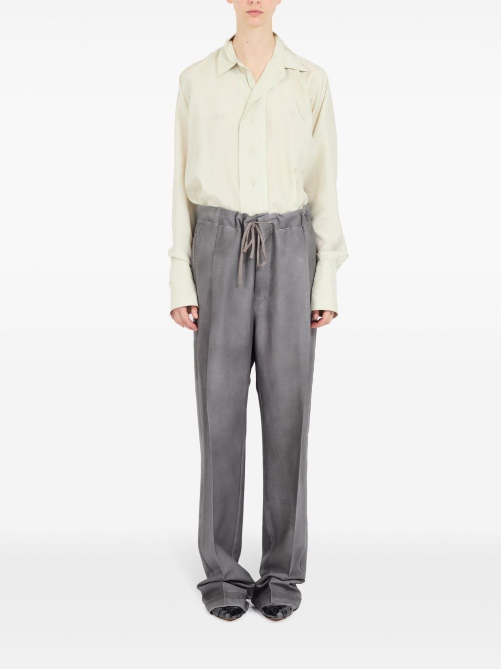 four stitch-logo long-length track pants - 2