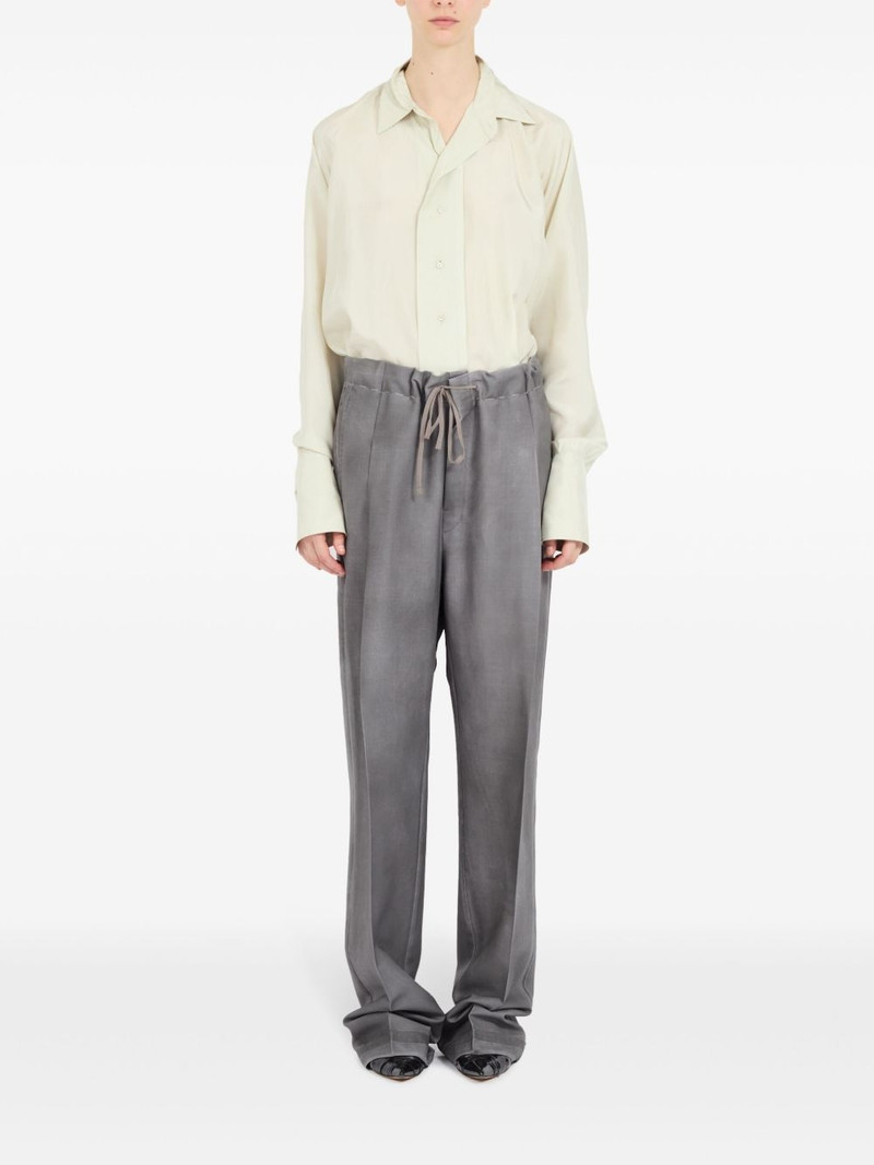 Maison Margiela four stitch-logo long-length track pants outlook