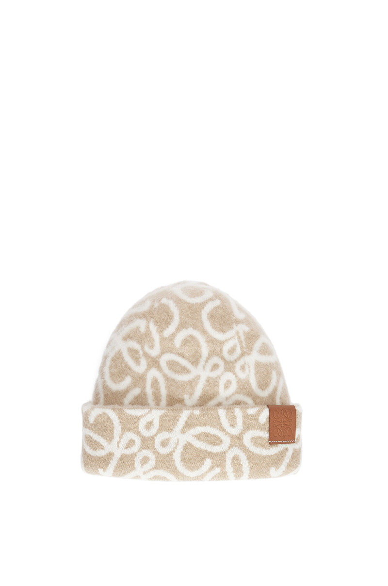 Anagram beanie in alpaca and wool 1