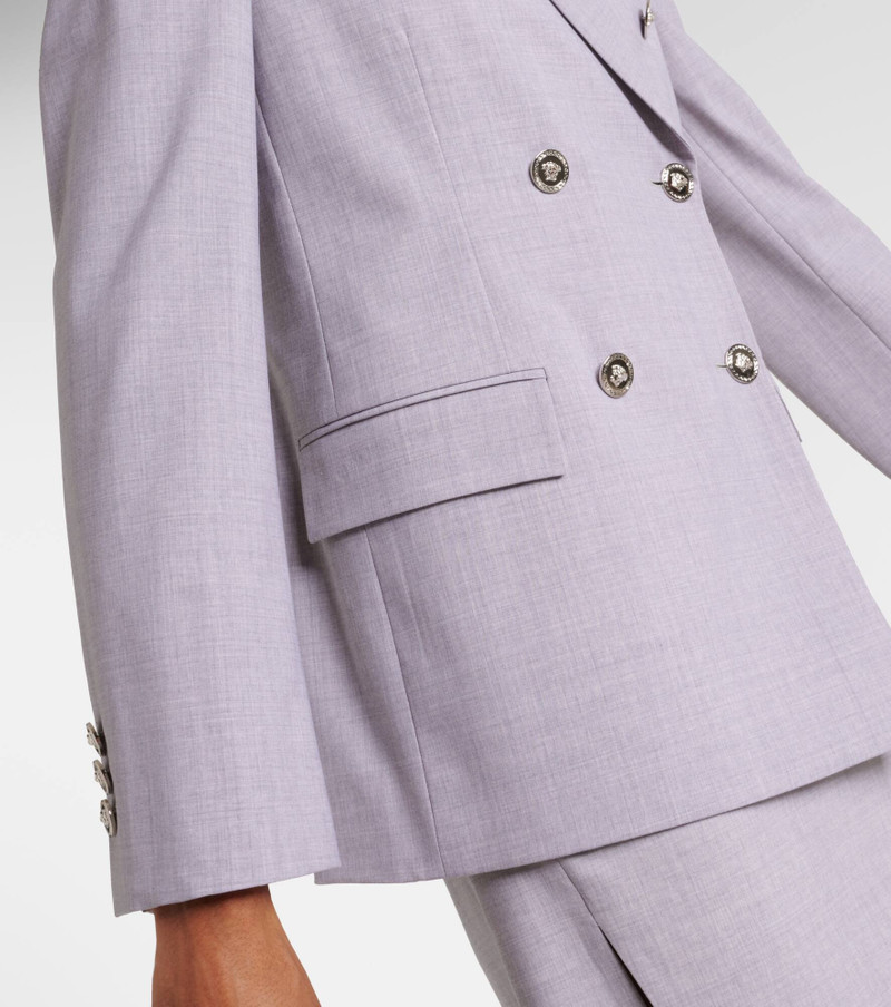 Mélange wool-blend blazer 5