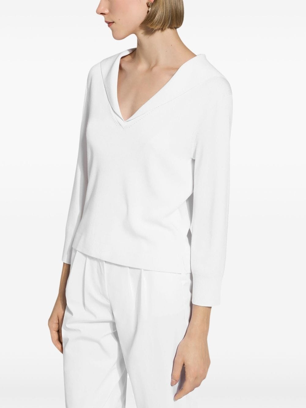 Sailor collar sweater - 5