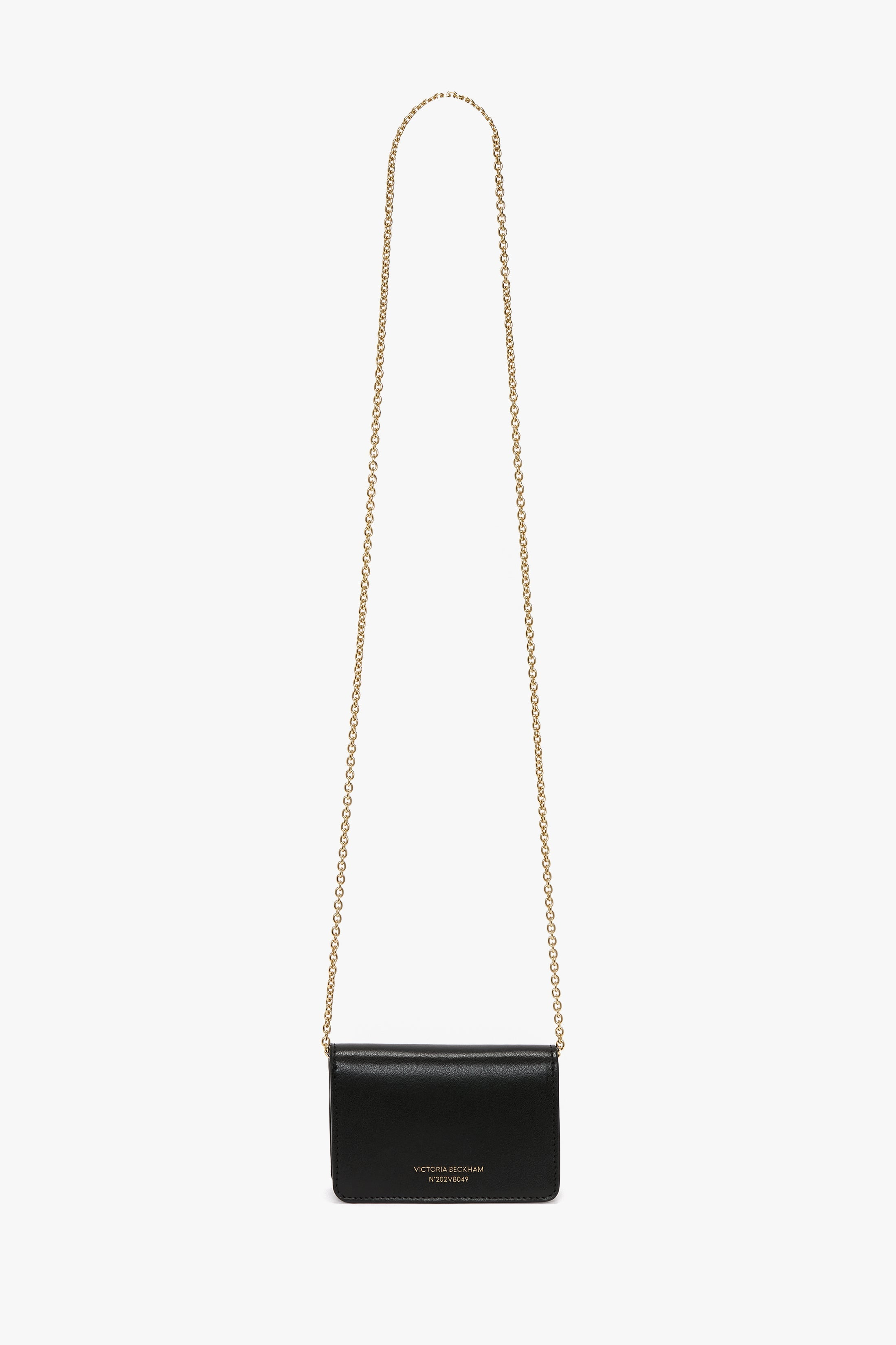 Micro Dorian Bag With Chain Strap In Black Smooth Leather - 6
