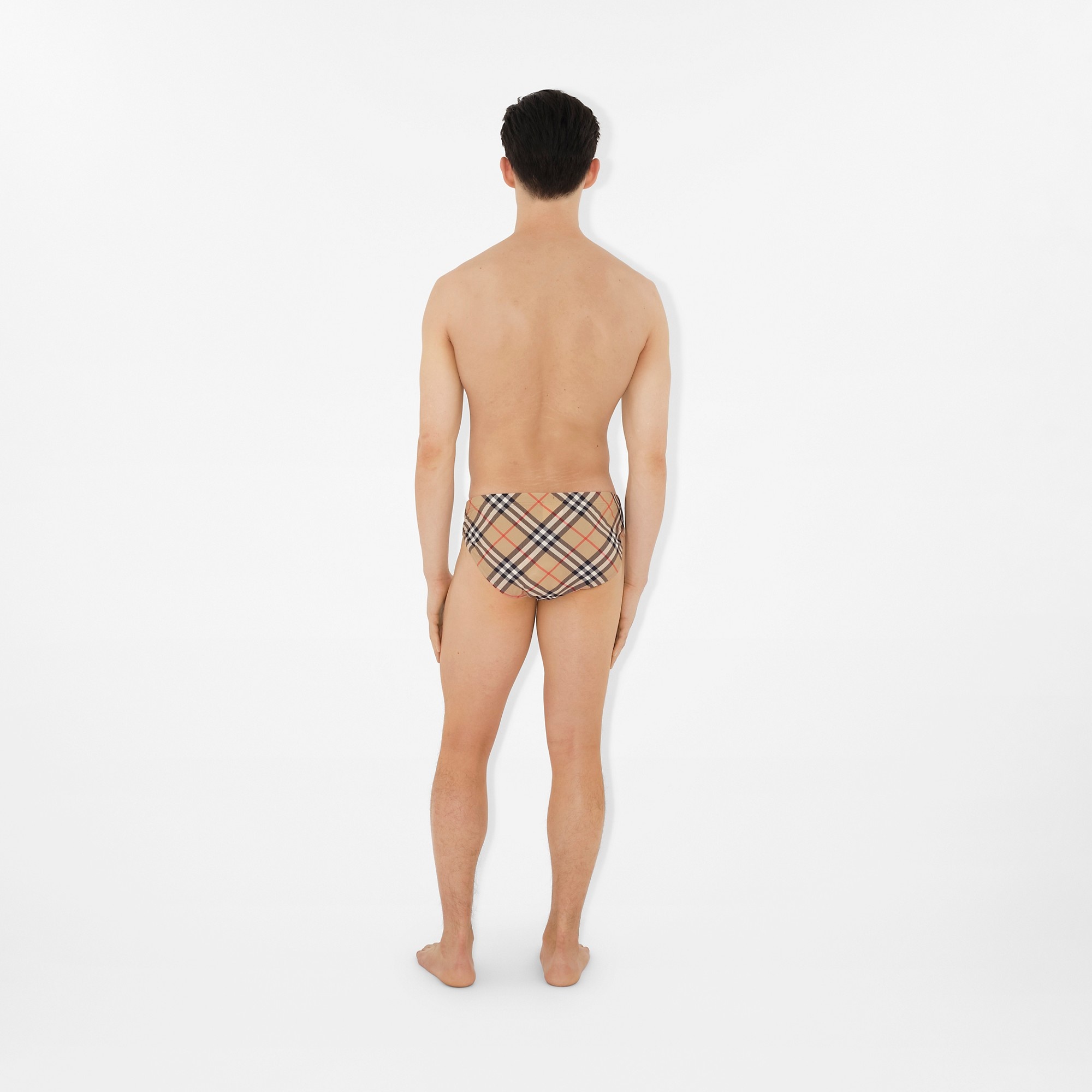 Check Swim Briefs - 4
