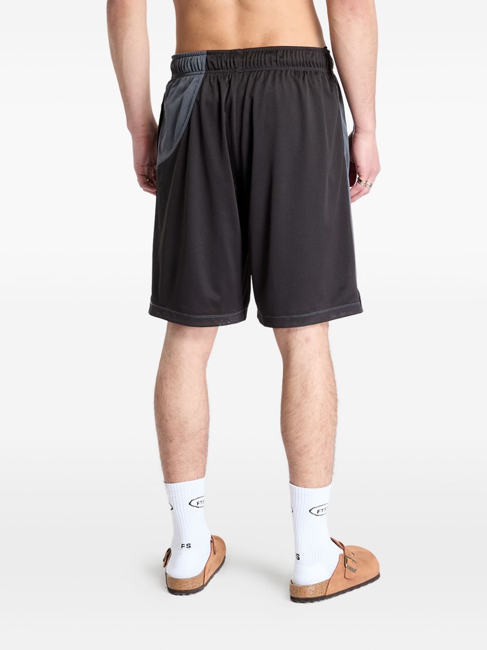 mesh panel shorts - 3