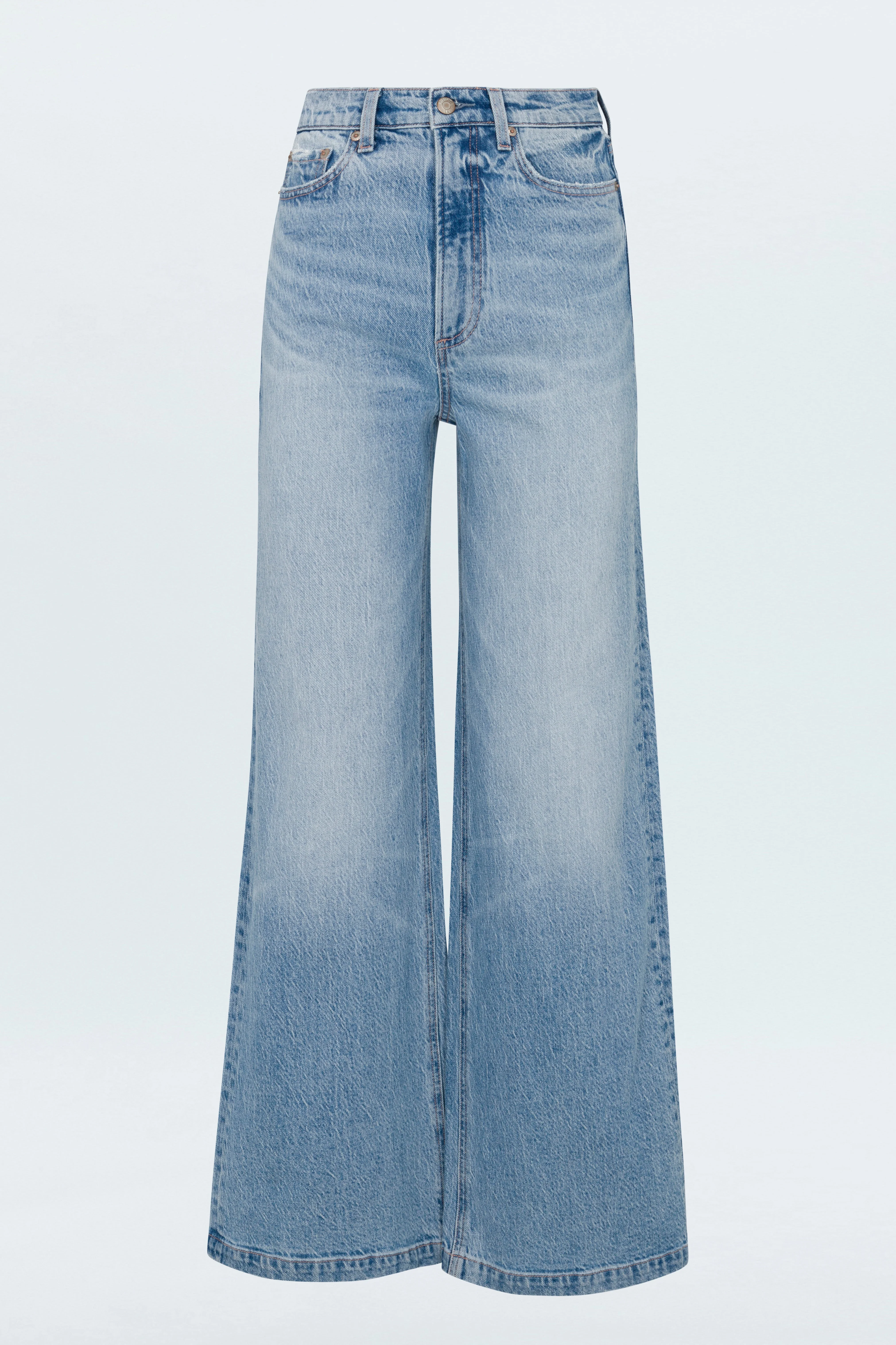 LANA HIGH RISE ULTRA WIDE LEG JEAN - BREAK - 1