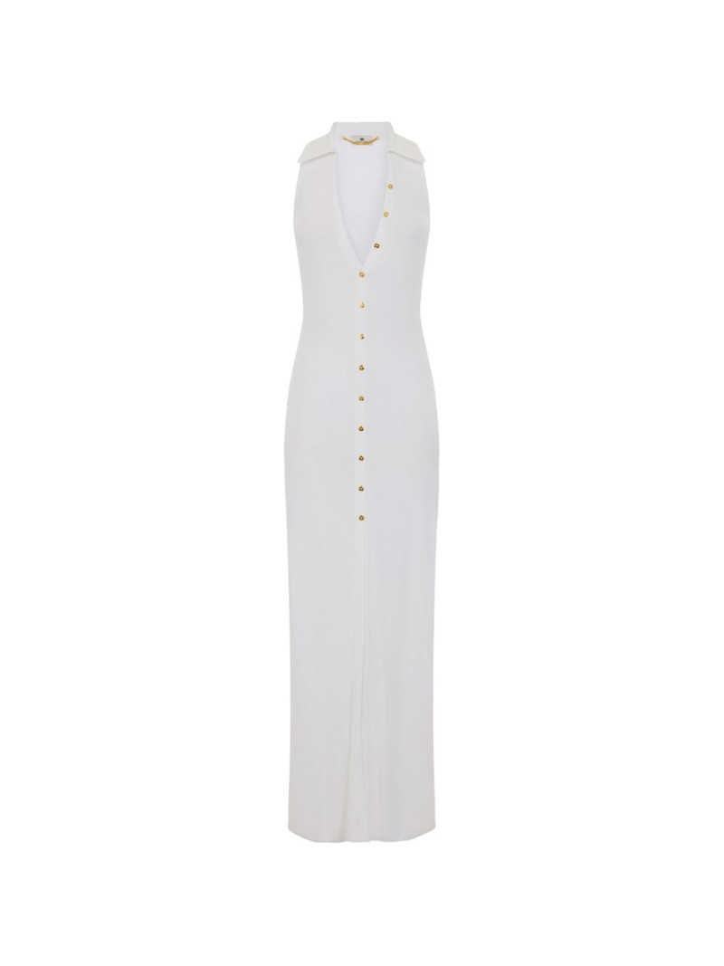 V-neck maxi dress 1