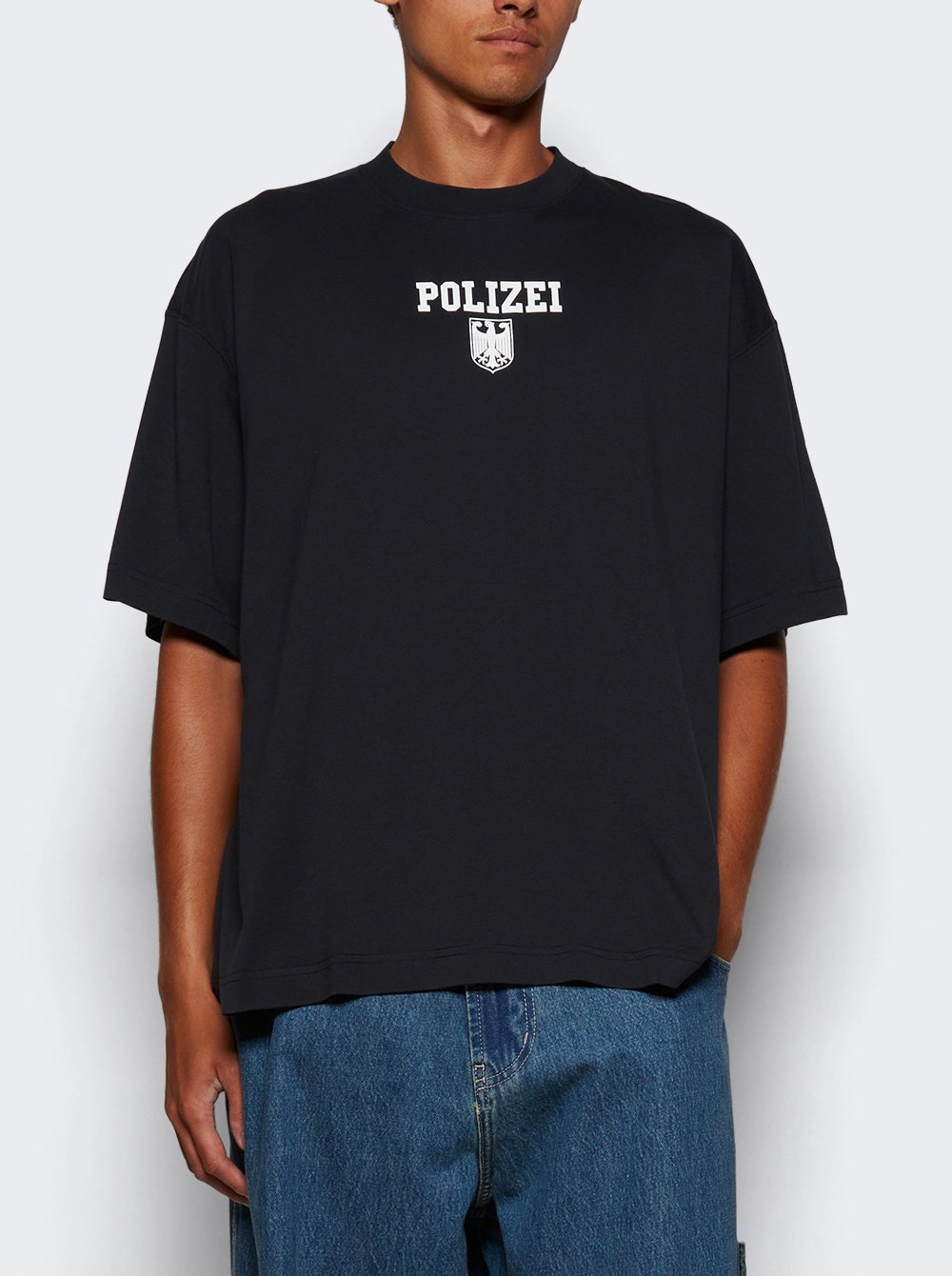 Polizei Regular Tee Washed Black - 2