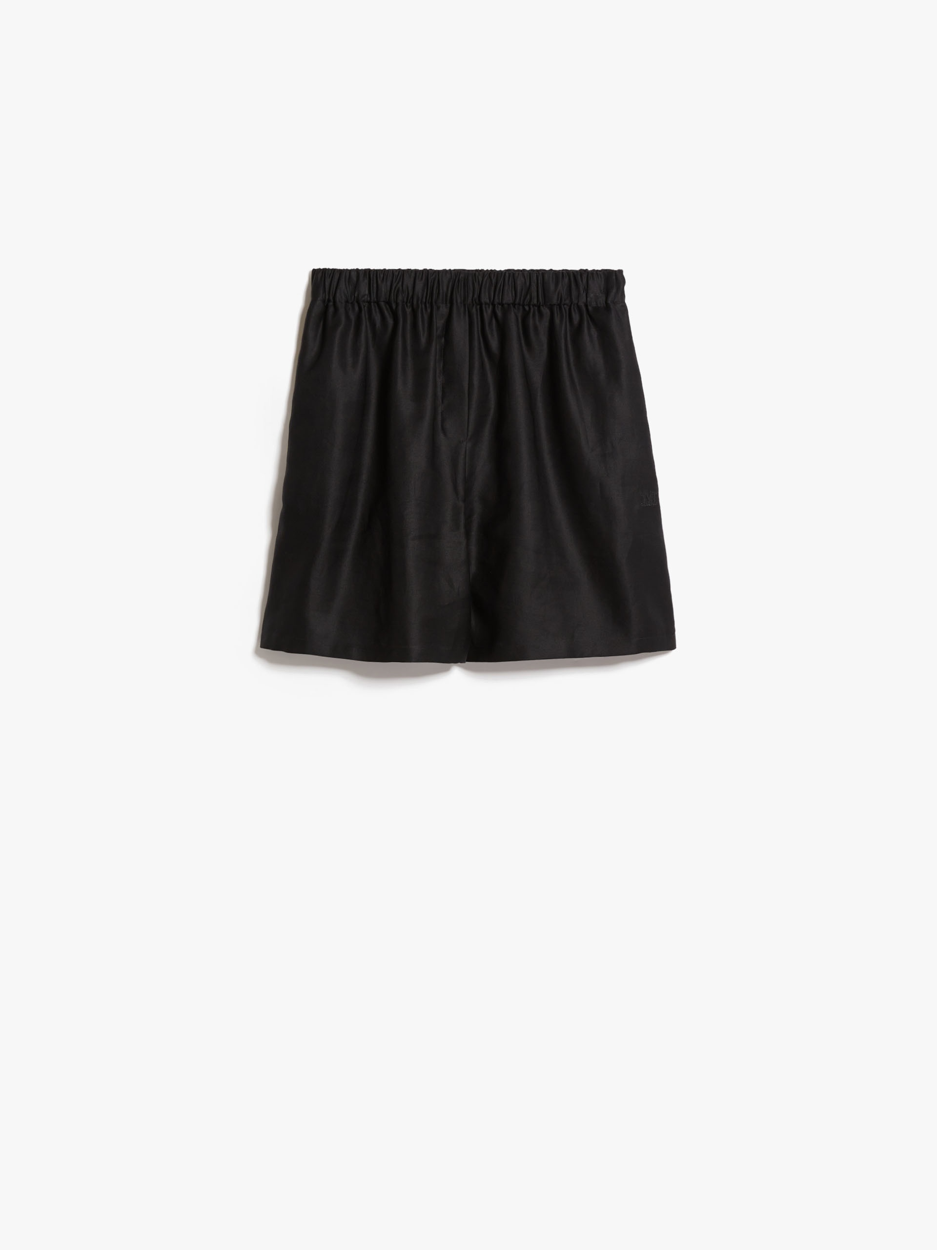 PIADENA Cotton shorts with monogram embroidery - 1