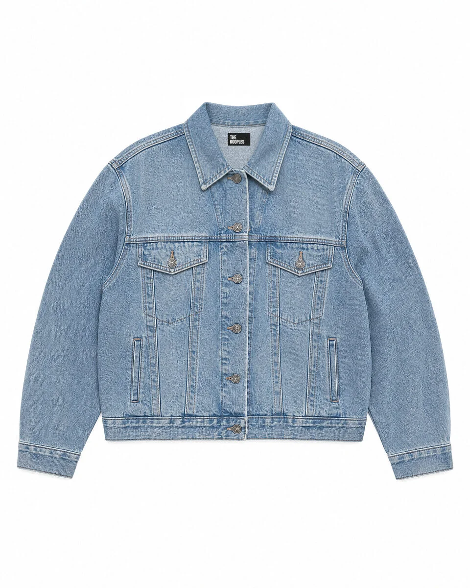 BLUE DENIM JACKET - 1