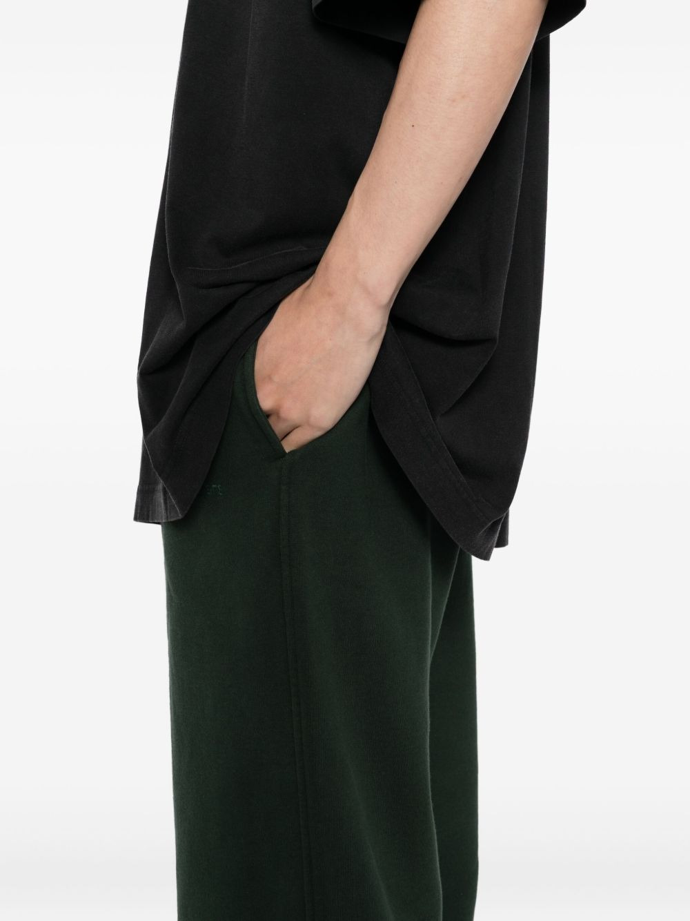 embroidered-logo trousers - 5