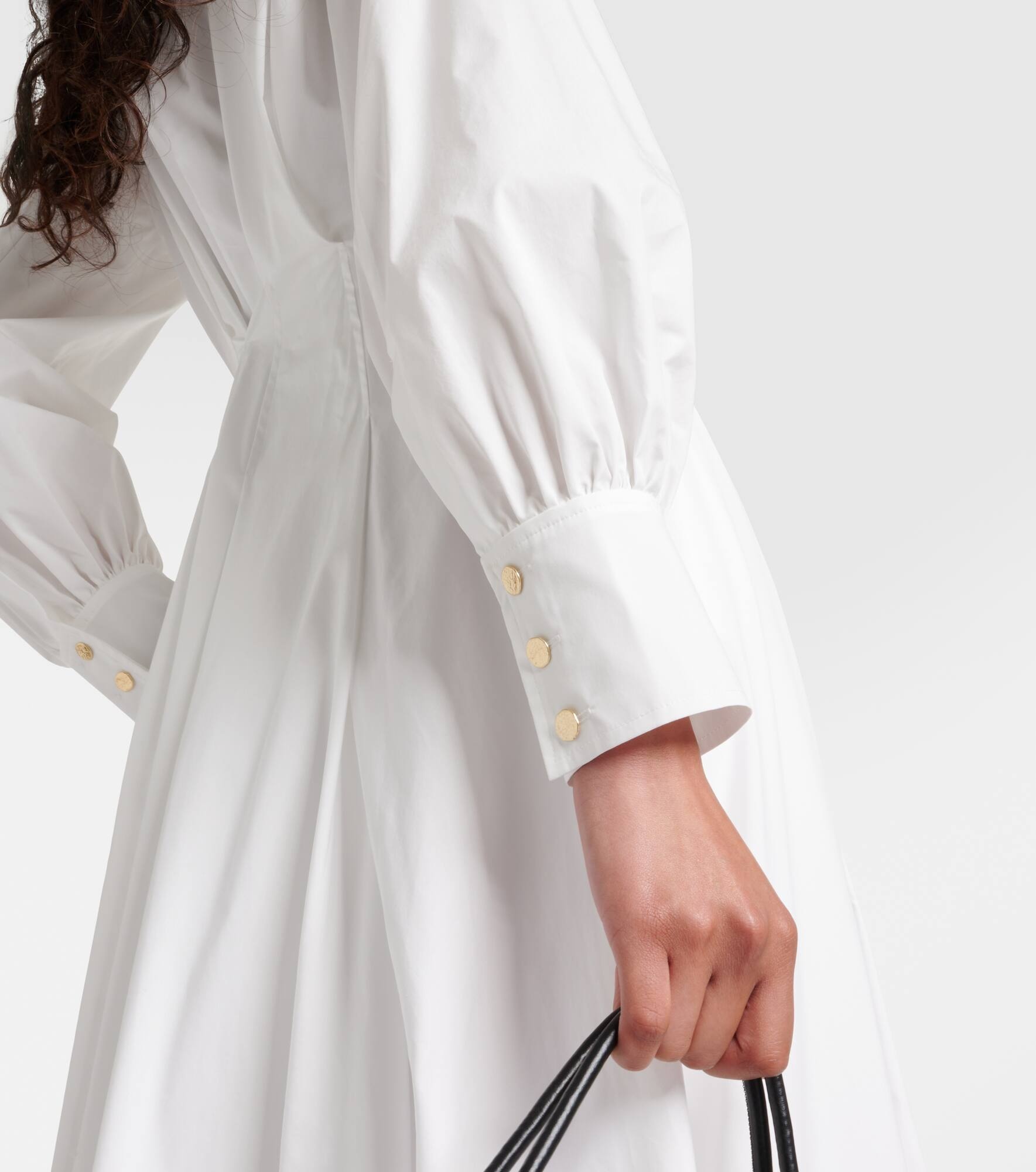 Isabela cotton-blend midi dress - 5