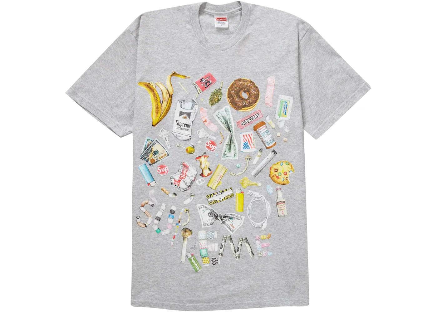 Supreme Trash Tee (SS23) Ash Grey - 1