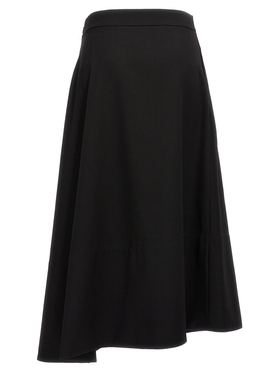 JIL SANDER ASYMMETRICAL SKIRT - 2