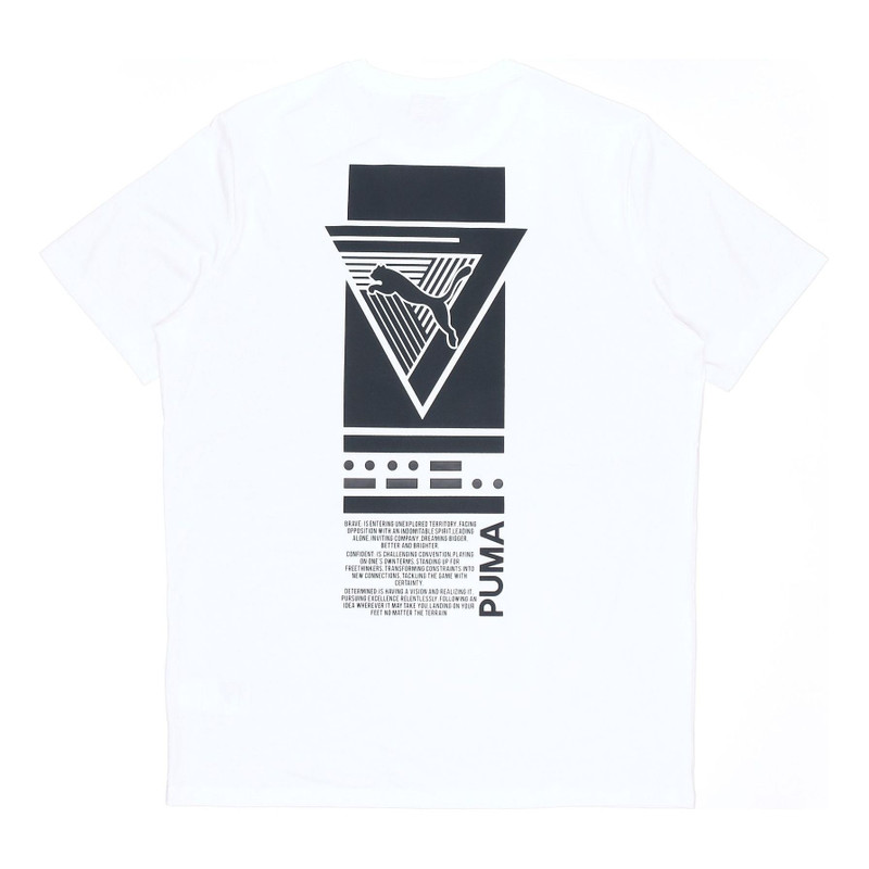 PUMA PUMA Graphic Epoch Tee 'White' 579120-02 outlook