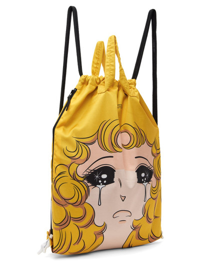 pushBUTTON SSENSE Exclusive Yellow Crying Girl Backpack outlook