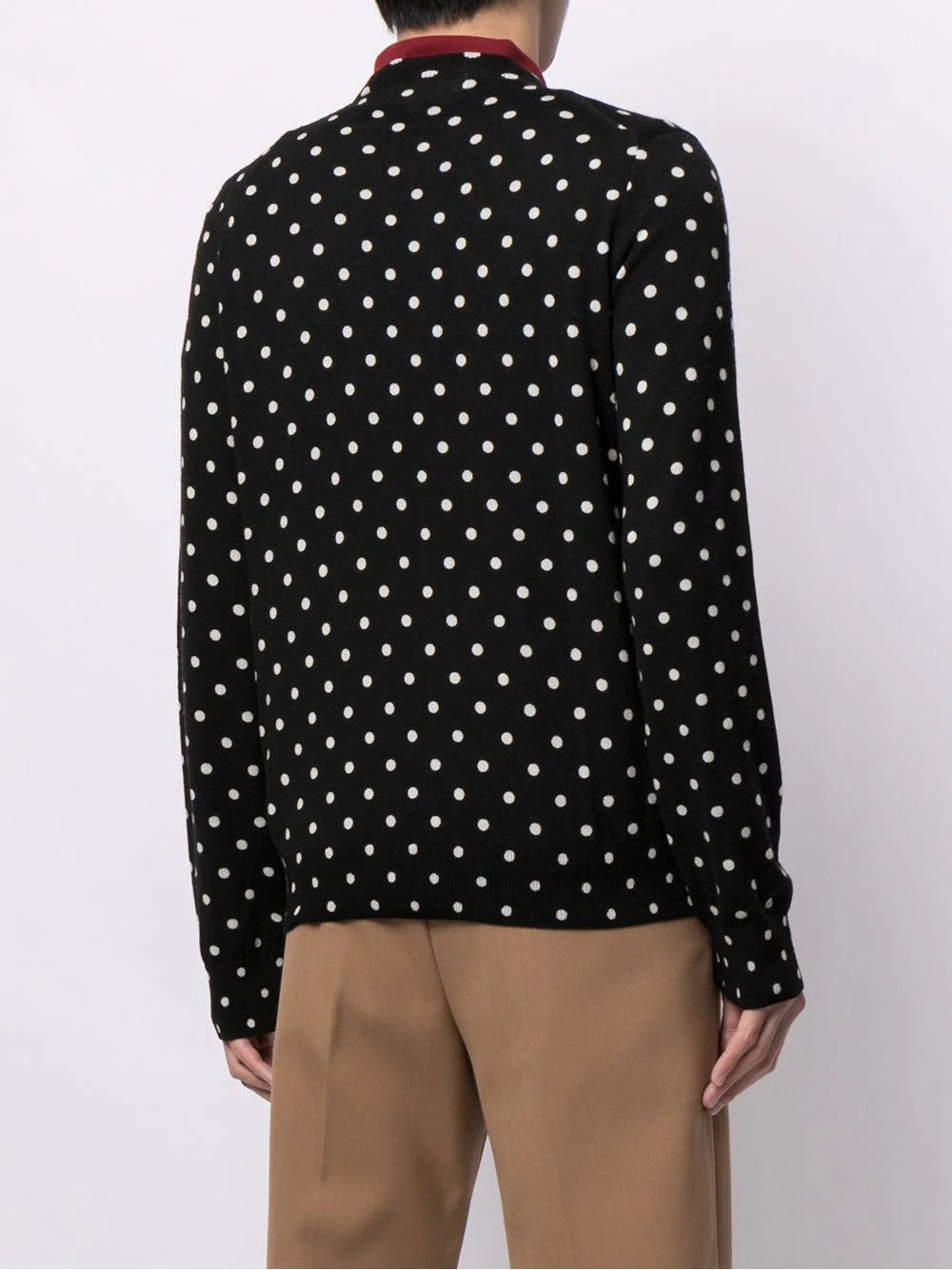 polka-dot print jumper - 4