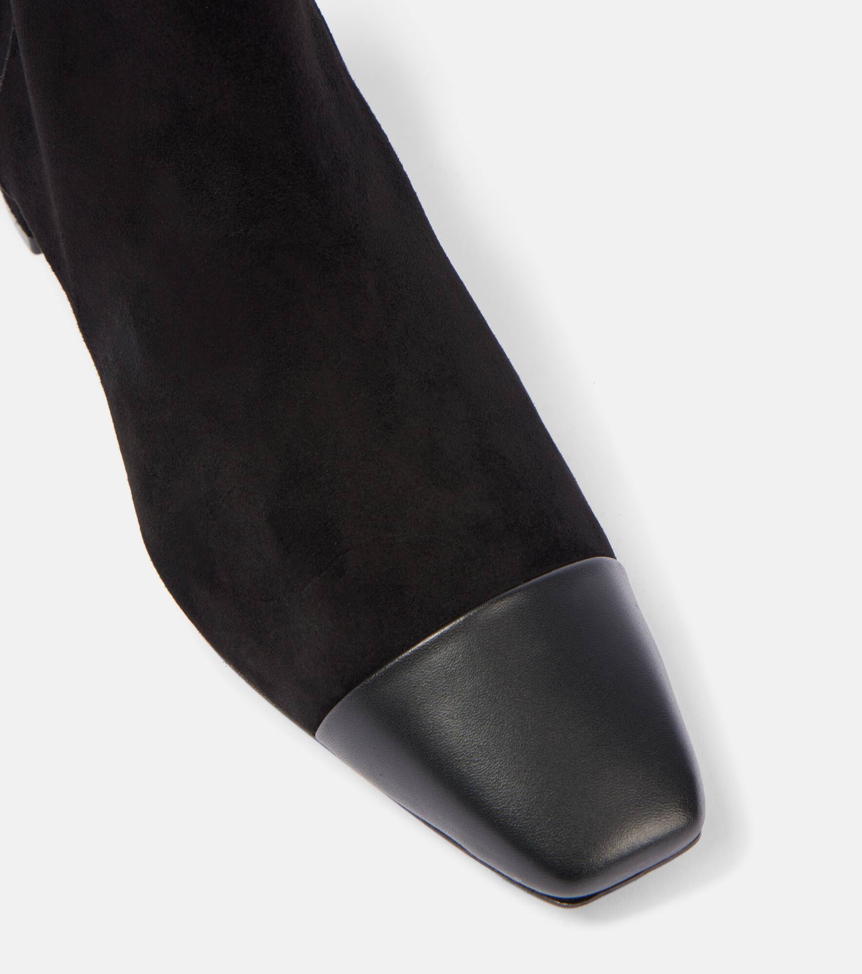 French Flirt suede booties - 5