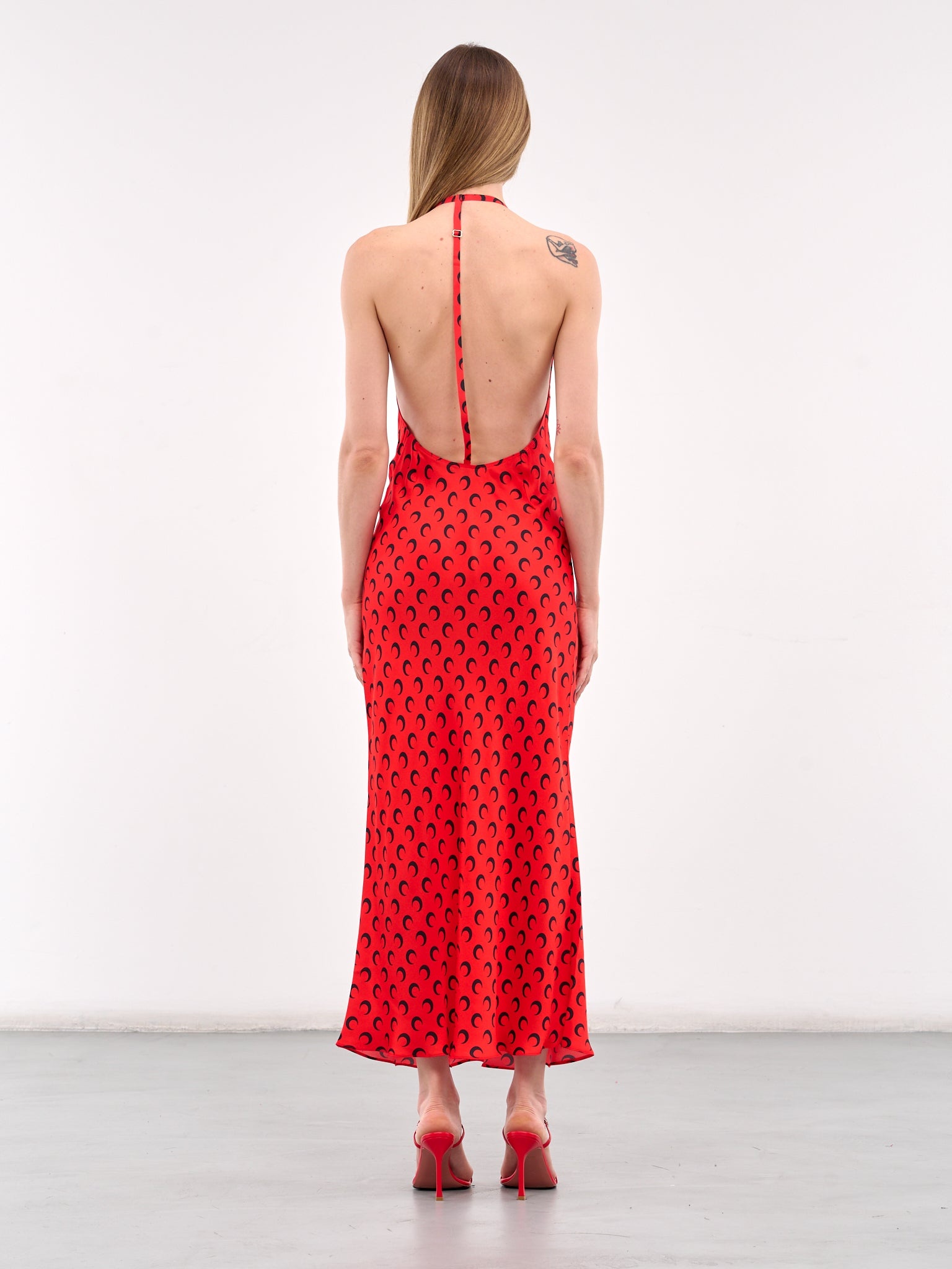 Moon Satin Slip Dress - 3